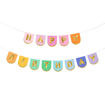 Picture of BANNER HAPPY BIRTHDAY PASTEL RAINBOW 12X163CM